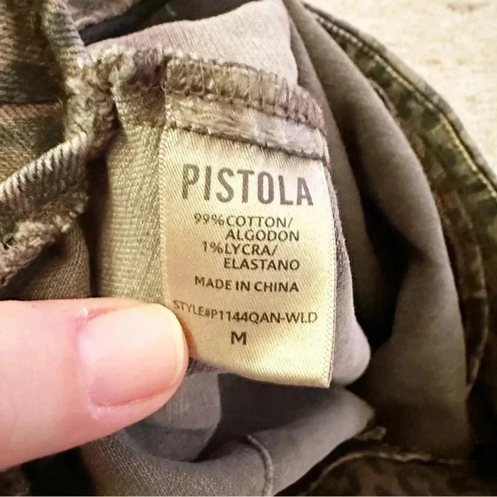 Pistola• Cheetah print raw hem mini skirt size medium - Picture 5 of 10